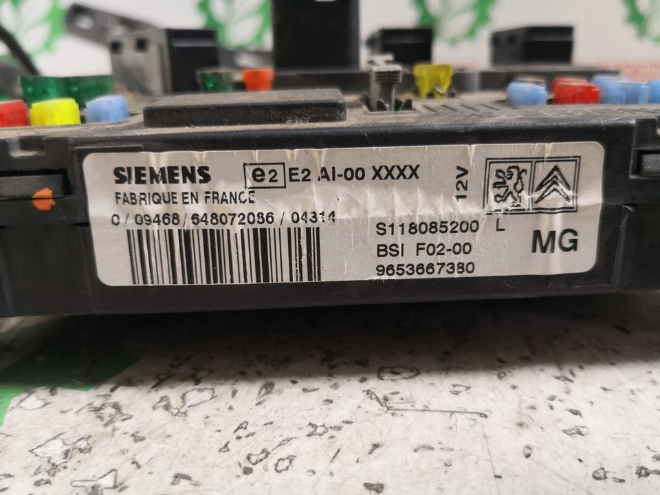 9655756780 Kit CENTRALINA MOTORE / IAW48P27H 5255960 CITROËN C2 22725 - Immagine 2 di 3