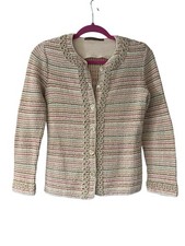 Peruvian Connection Cardigan Pima Cotton Stri...