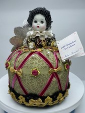 Vintage Madame Alexander Gold Elizabethan Pin Cushion Doll With Box