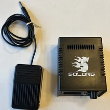Solong Tattoo Power Supply P142-2 Digital Display with Foot Pedal