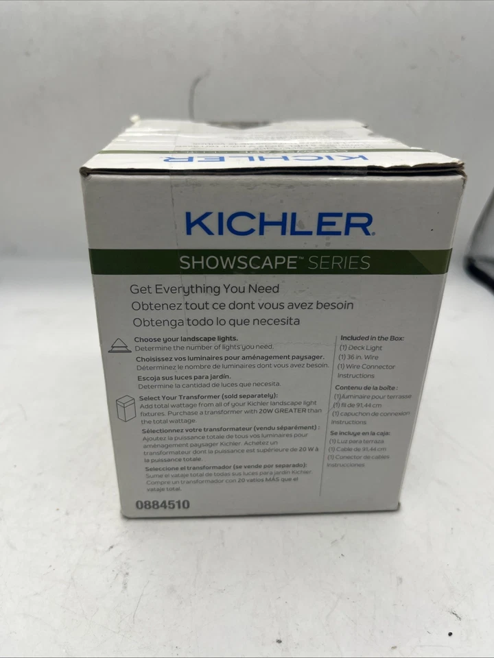 set of 2 Kichler Showscape Series 12-volt Led Deck Light - Image 2 of 4