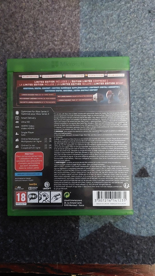 Watch Dogs: Legion Xbox One/Xbox Series X CD NEUF, photo 2 sur 3