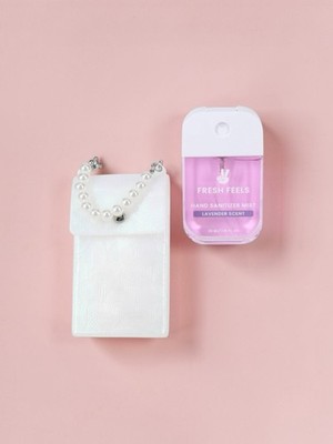 Fresh Feels Lavender Scent Hand Sanitizer Mist With Holder Set 1.18oz Brand New