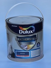 Dulux Weathershield 2.5 Litre Oxford Blue High Gloss Exterior Wood Metal Paint