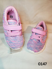 Toddler Girls Pink Purple Knit Sneakers - 0147
