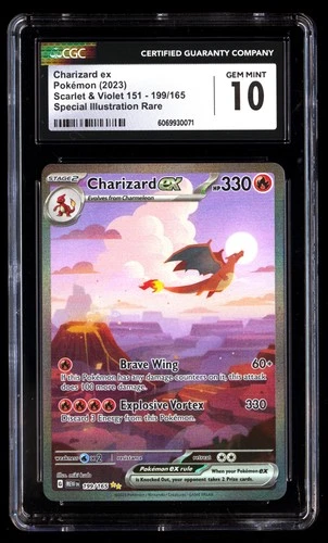 CGC 10 Charizard EX 199/165 Pok�mon Scarlet & Violet 151 2023 English
