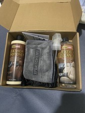 Leather Cleaner Conditioner Kit - Safe for All Colors, 2 x 16oz - Car Seats, F