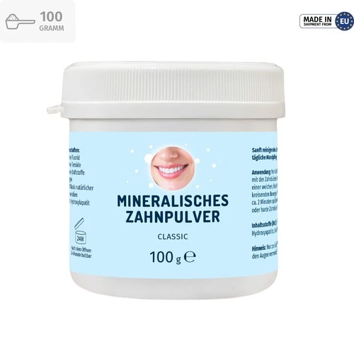 Mineral Tooth Powder Classic Hydroxyapatite Vegan 100g