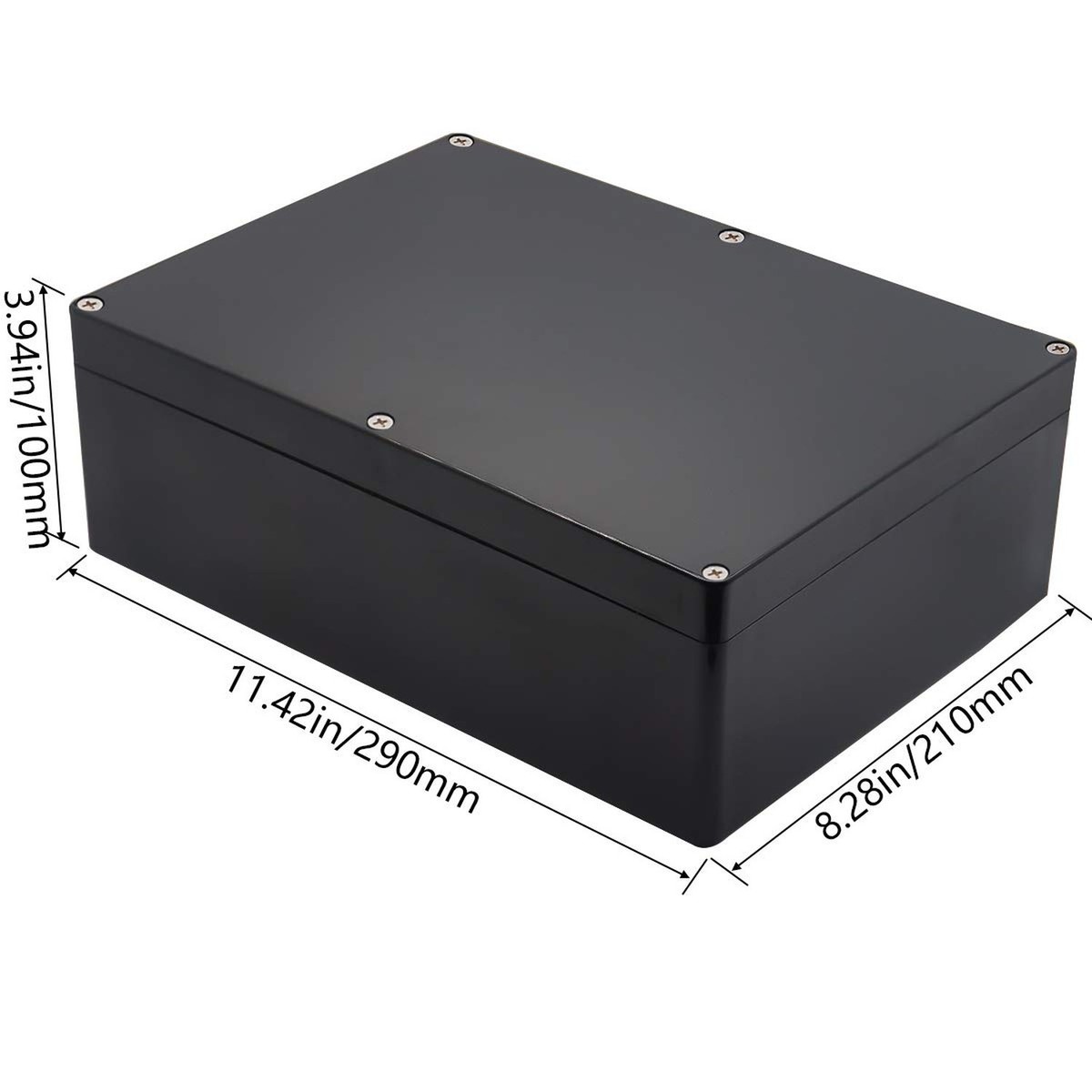 Project Box IP65 Waterproof Junction Box ABS Plastic Black
