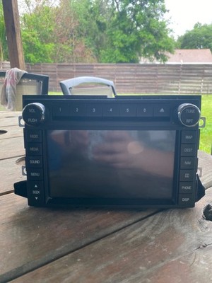 Black touchscreen car OEM radio from Ford