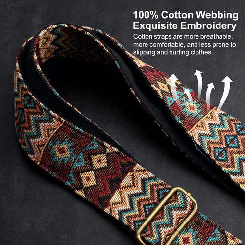 Nefelibata Purse Strap 2" Crazy Horse Leather Wide Shoulder Strap Adjustable NEW - Picture 2 of 6