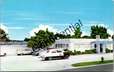 Hank's Dog House Restaurant & Police Car At Little Rock Arkansas AR W440