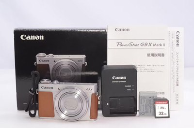 Canon PowerShot G9X Mark II 20.1MP Compact Digital Camera silver From Japan Used