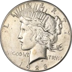 1928-P Peace Dollar - Harshley Cleaned