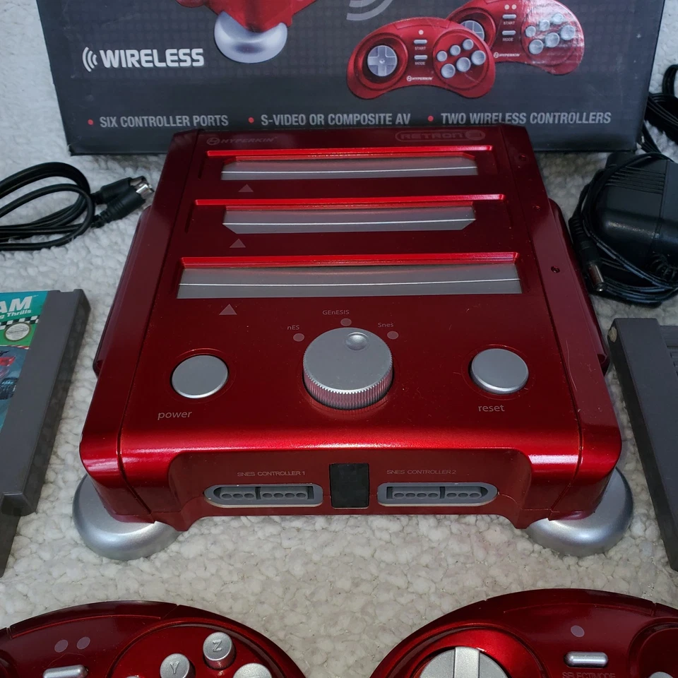 CIB Hyperkin Retron 3 Launch Edition Console Plays Retro Games NES SNES Genesis  - Image 2 of 4
