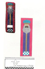 The Princess and Me Purple King Stitch Guide Handpainted Needlepoint Canvas