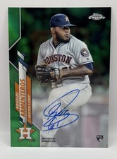 2020 Topps Chrome Rookie Green Refractor 14/99 Rogelio Armenteros Auto