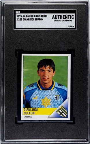 1995 Panini Calciatori #228 Gianluigi Buffon Rookie Card RC SGC Authentic GOAT
