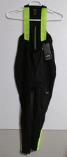 Women's GoreWear Progress Thermal Cycling Bib Tights+ Blk/Neon Ylw Large (12-14)