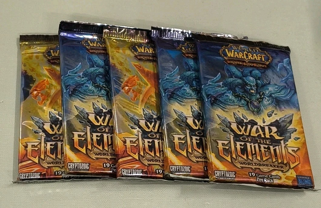 World of Warcraft TCG War of the Elements Trading Card Games for