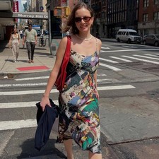 Reformation Women's Juliette Dress Decoupage - Size 0