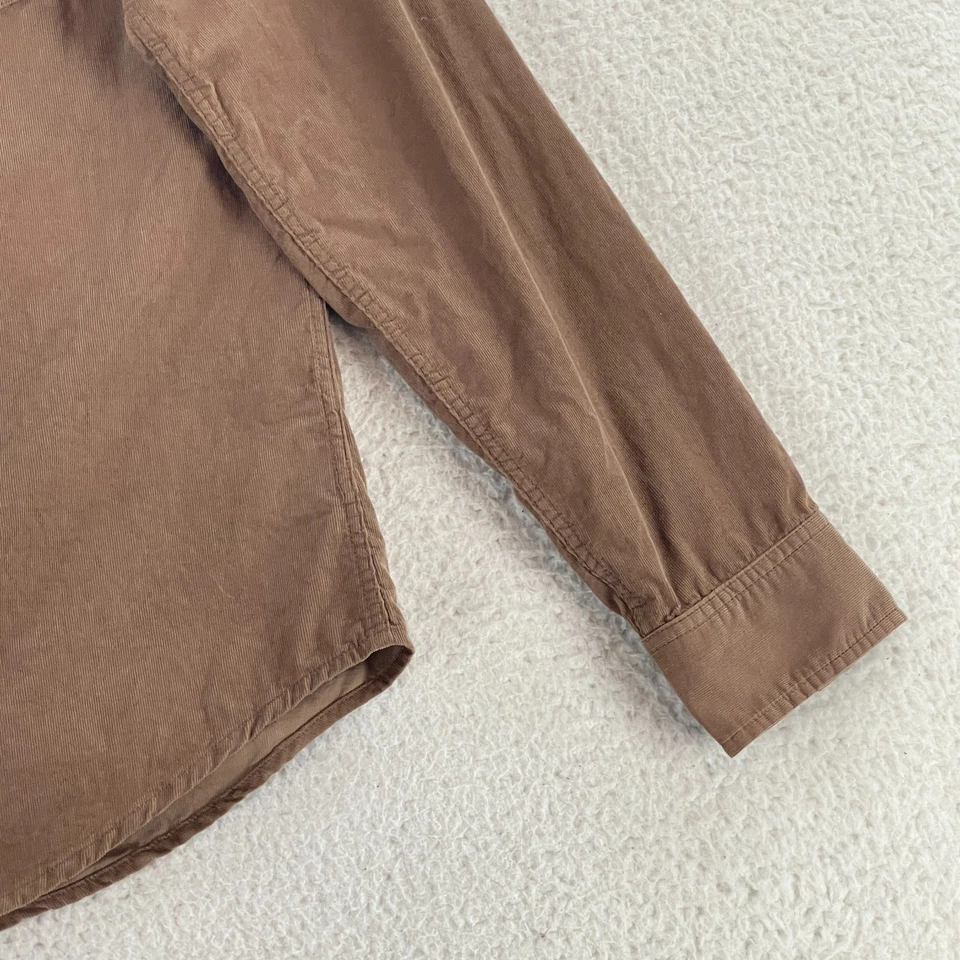 Rails Button-Up Shirt Mens Medium Brown Corduroy Long Sleeve Casual 100% Cotton - Image 4 of 4