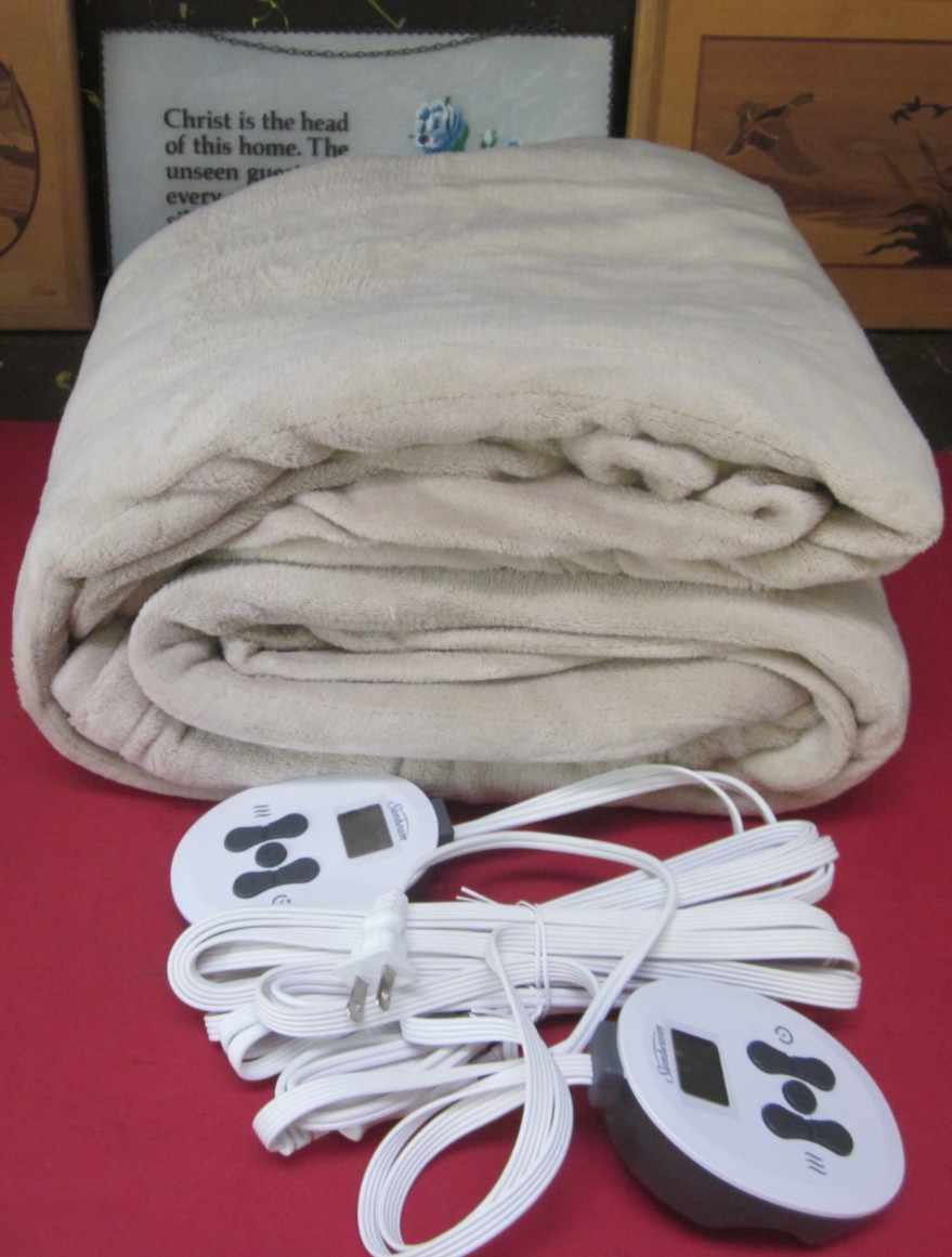 Sunbeam heated blanket king size dual controls