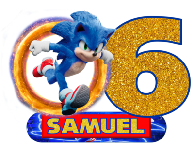 Sonic Cake Topper Personalized Custom Printable | eBay