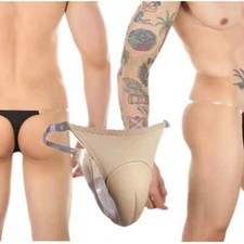 Pantie Detachable Adjustable Elastic Straps T-back Hiding Gaff TG Crossdresser