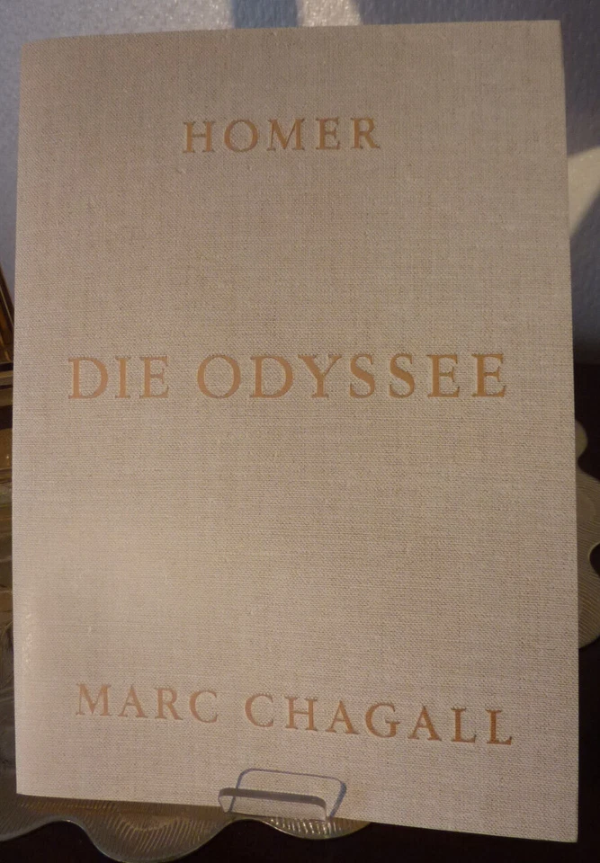Marc CHAGALL "Die Odyssee" KLAPP-PROSPEKT Cosmopress Genf 1987 - TOP-Neuwertig - Bild 2 von 4