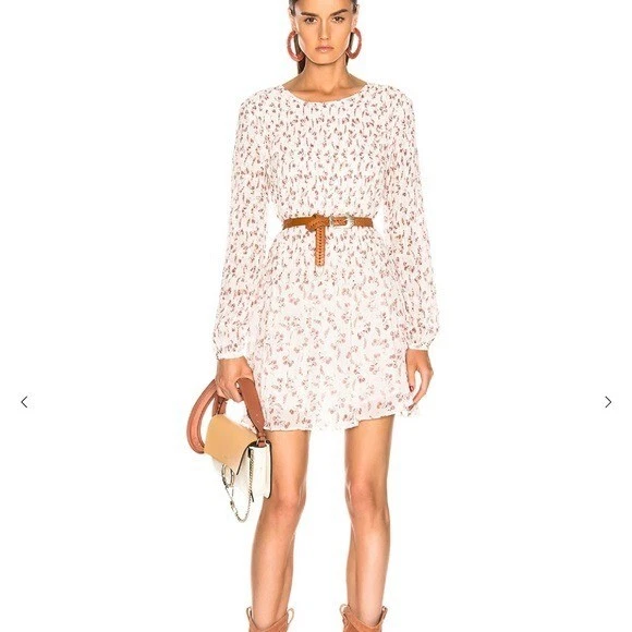 Frame smocked shift clearance dress
