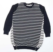 Dorothy Pekrins Womens Blue Cotton Blend Jumper Size 14
