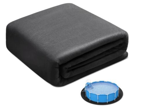15 FT Pool Liner Pad for Above Ground Pools Black