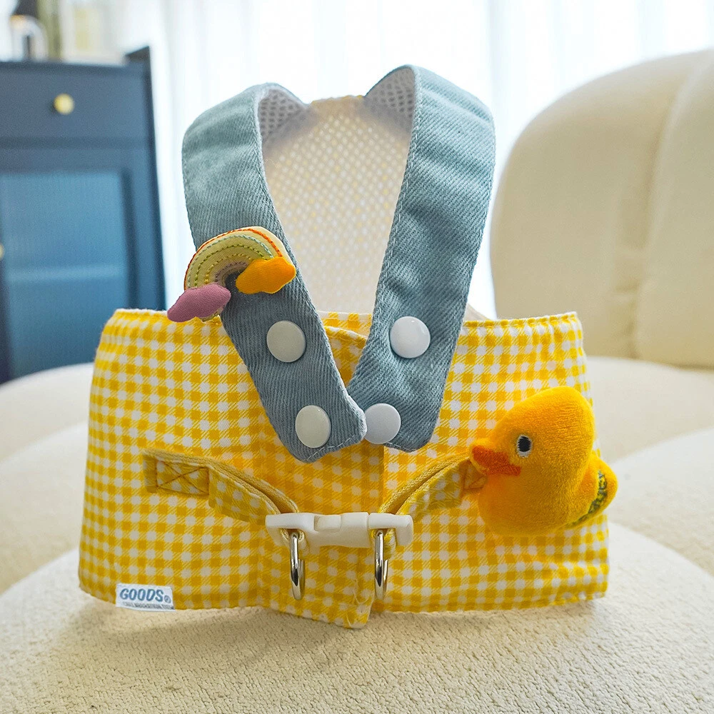Dog Harness With Hat Cat Vest Leash Set Female Pet Clothes Puppy Collar Lead
