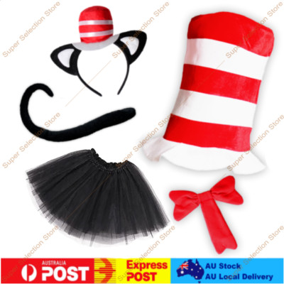 newborn cat in the hat costume