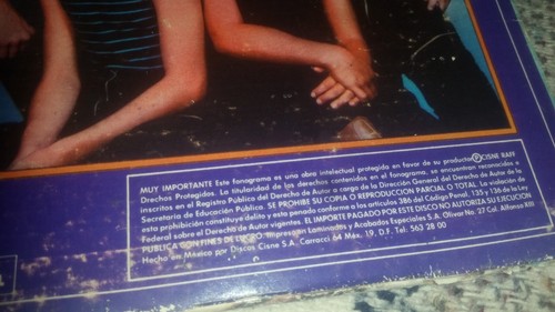 FUEGO GRUPO MENUDO VINYL LP LATIN POP MEXICO - Picture 3 of 3