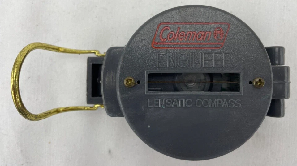 Линзовый компас Coleman Engineer подержанный рабочий для кемпинга походов ориентирования - Изображение 2 из 4
