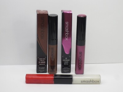 SMASHBOX 3 PC ASSORTED MAKEUP - CONCEALER & LIPGLOSS *DETAILS*