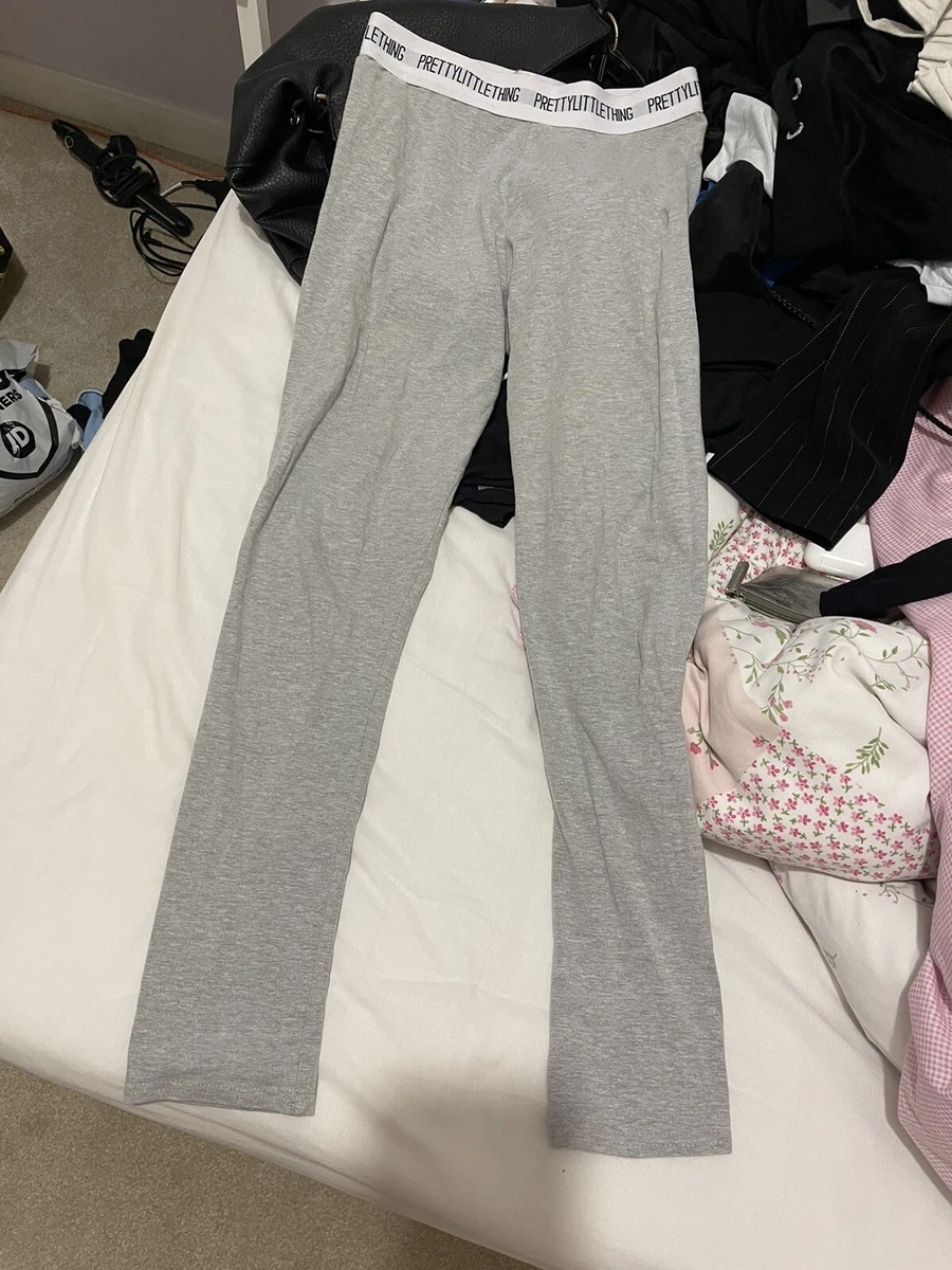 pretty little thing grey leggings