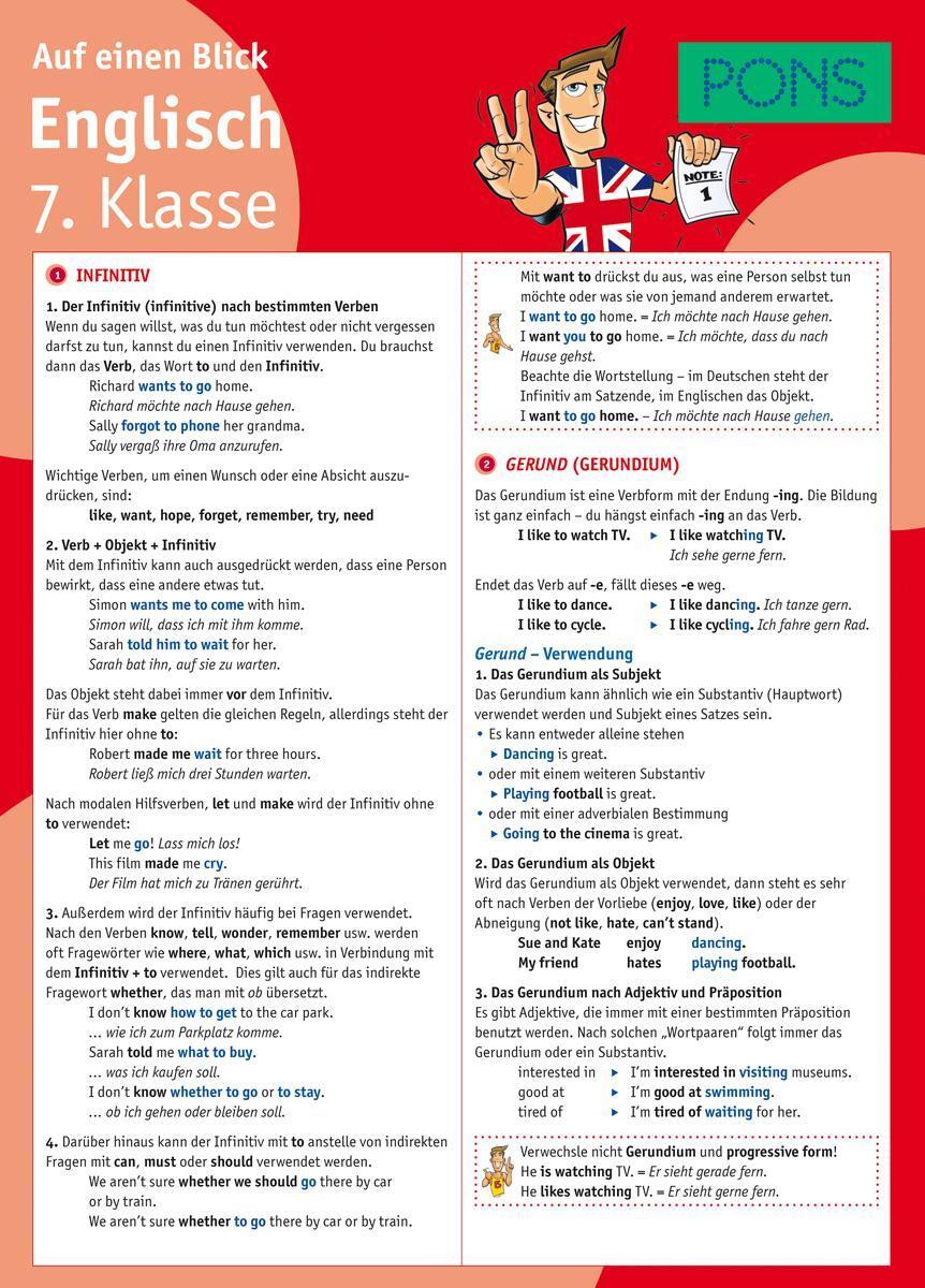 Thumbnail - Pons Englisch 7. Klasse Auf Einen Blick