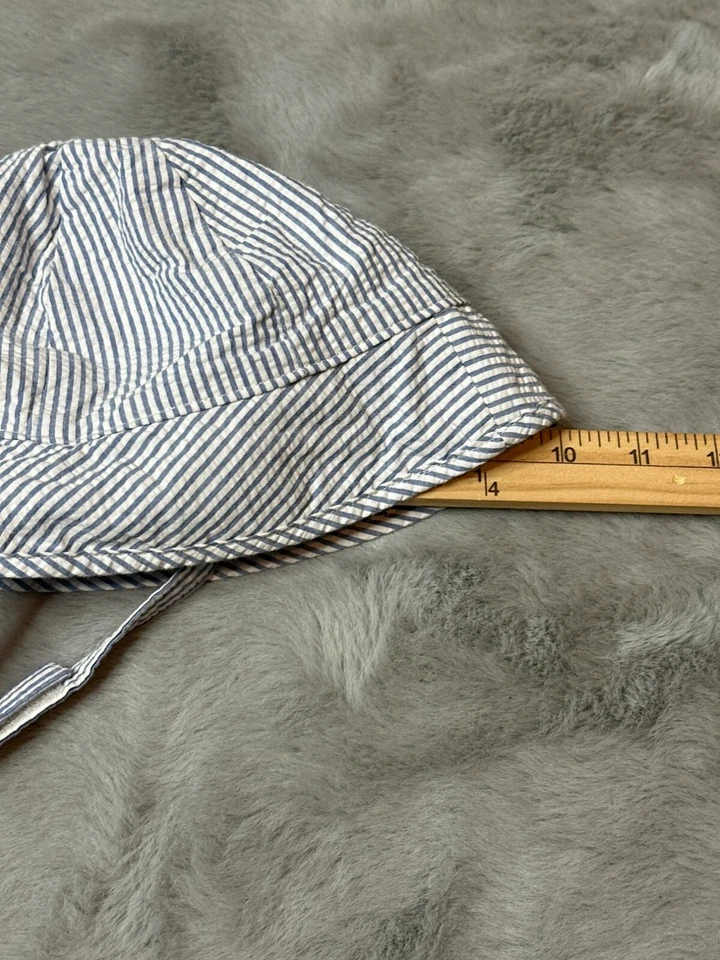 Janie and Jack Toddler 18-24 Months Striped American Flag Bucket Sun Hat - Image 4 of 4