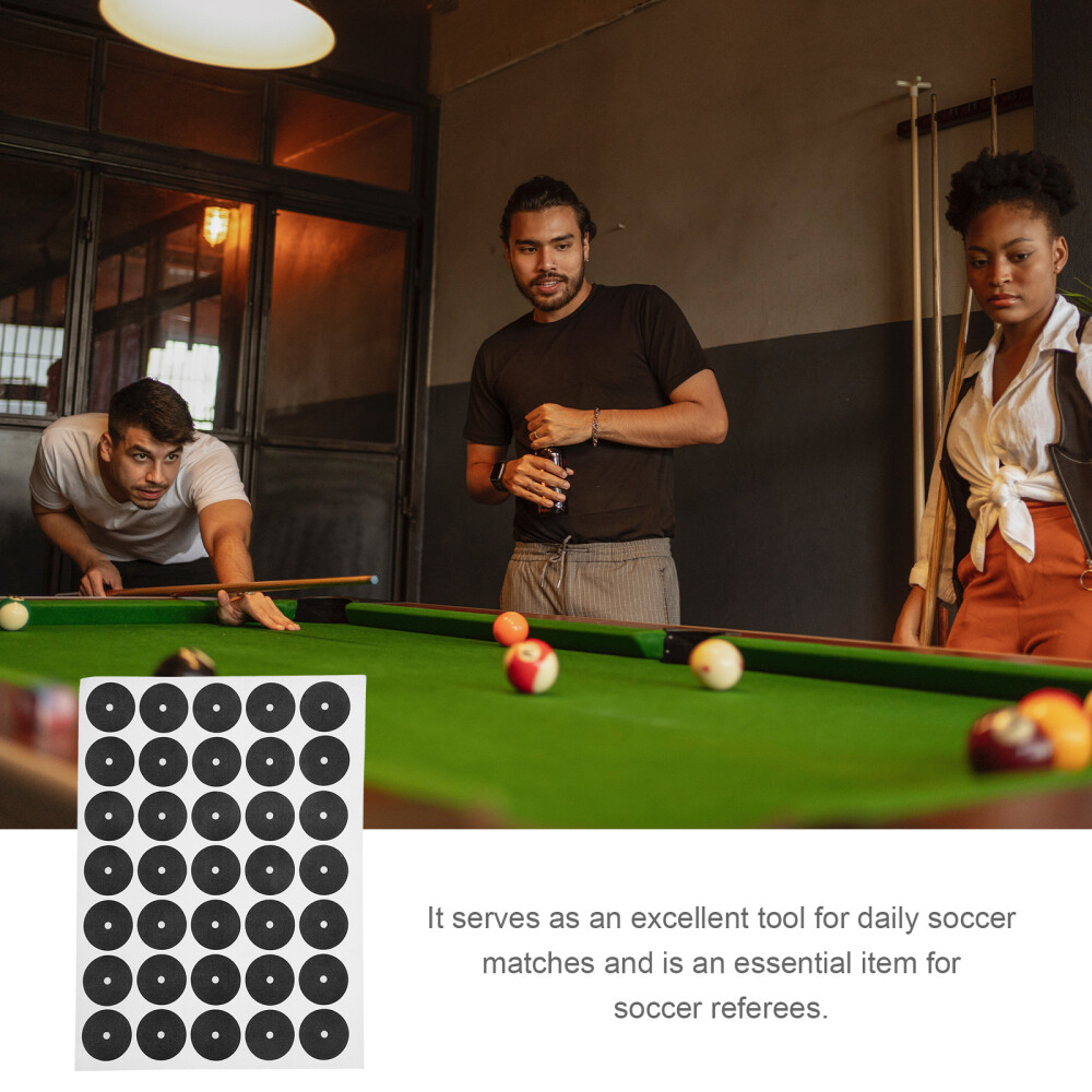 1 Sheet of Replaceable Pool Table Dots Portable Pool Table Marker