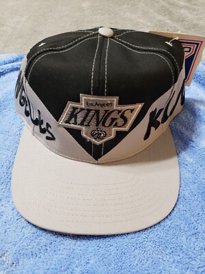 LOS ANGELES KINGS VINTAGE DEADSTOCK LOGO 7 SNAP BACK HAT/CAP NHL