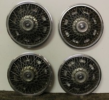 Oem Set Of 4 14 Wire Hub Cap Wheel Covers 25511220 1982-85 Buick Century W192