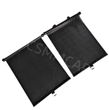 40x45cm Black Retractable Car Sun Curtain Side Window Roller Sun Shade Protector