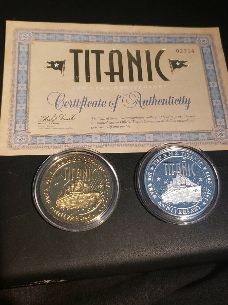 100 YEAR ANNIVERSARY THE R.M.S. TITANIC 1912-2012 COMMEMORATIVE