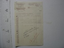 1942 ww2 WWII Facture Henri LAGARDE Villefranche Rouergue 12 25kgs Cepes secs