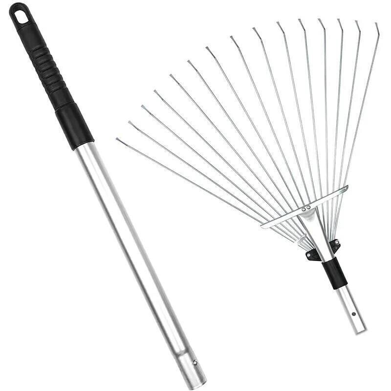 Digging Out Rake Gardening Tool Set Heavy Duty Carbon Steel Digging Spade Fork Rake ...