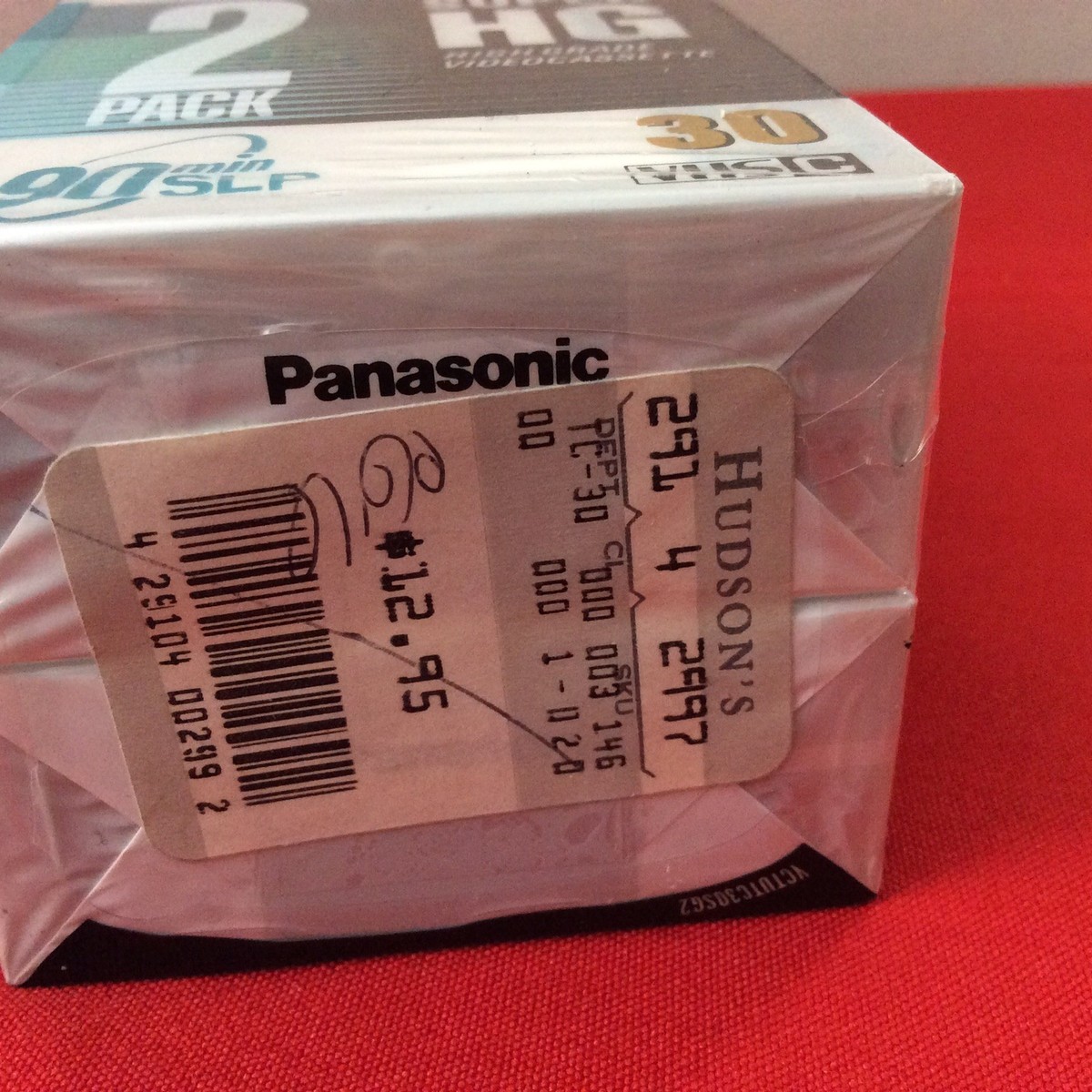 3 Panasonic VHSC 30 Compact Video Cassette Tapes Nv-tc30sg Super