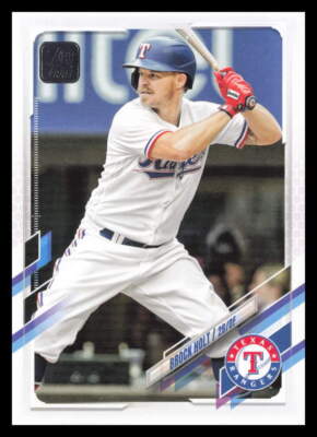 2021 Topps Update #US30 Brock Holt Texas Rangers Baseball Card